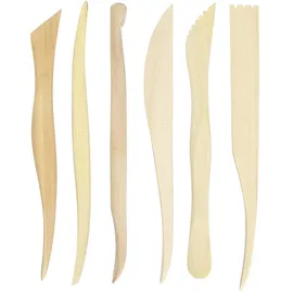 Creativ Company Modellierholz-Set, L 15 cm, 6 Stk