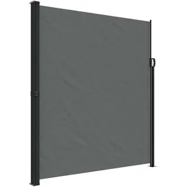 vidaXL Seitenmarkise 6 m ausziehbar Anthrazit Polyester