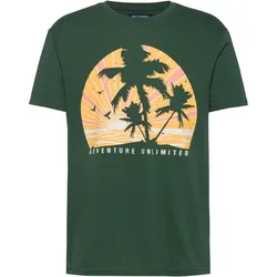 BEST COMPANY T-Shirt Herren in black forest, Größe XXL - oliv