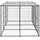 vidaXL Outdoor-Hundezwinger 3,3 m x 2,2 m x 1,8 m Stahl Schwarz