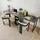 CaliCosy Schreibtisch Twin Study Desk Anthrazit
