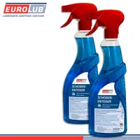 EuroLub 2 x 750 ml Scheibenenteiser Spray Scheibenfrostschutz
