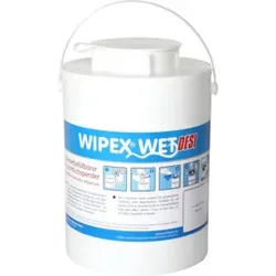 WIPEX WET Feuchttuch- spender, weiß Kunststoff