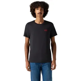 Levi's Herren 2-Pack Crewneck Graphic Tee T-Shirt, Chesthit White / Caviar, M