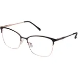 i need you hamburg readers Lesebrille MIA, schwarz-gold, +2.00 dpt mit Etui