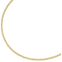 Luigi Merano Goldkette Königskette, massiv, Gold 585 goldfarben 60 cm