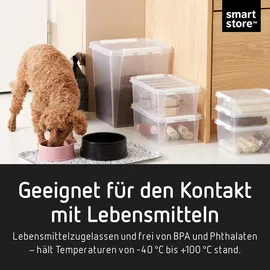 SmartStore Aufbewahrungsbox SmartStore CLASSIC 10 8 l 10-tlg. transparent/weiß