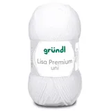 Gründl Häkelgarn Premium Weiß 50 g