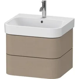 Duravit Waschtischunterschrank Happy D.2 Plus 57,5x49cm, leinen, 2 Schubkästen