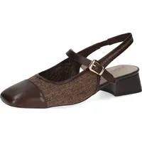 CAPRICE Slingpumps in DK BROWN COMB | Gr.: 38