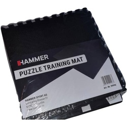 Hammer Bodenschutzmatte Puzzlematte 6-teilig, schwarz