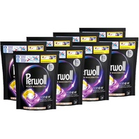 PERWOLL Caps Black Waschmittel 8x 19 WL (152 Wäschen), All-in-1 Waschmittel Caps reinigen sanft und erneuern Farben & Fasern, für alle dunklen Textilien, mit Dreifach-Renew-Technologie