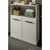 Inn.Furn Kommode Cover (Badschrank in Kaschmir / Sand, 2-türig, 60 x 80 cm), mit viel Stauraum beige