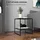 Homcom Nachttisch 40 x 40 x 45 cm Schwarz