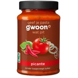 G'woon Pastasauce scharf 490g
