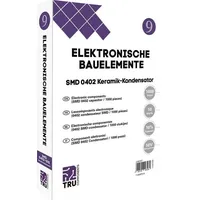 TRU Components T1806P018 Keramik-Kondensator Sortiment SMD 0402 50 V 10 % (L x B) 1.0 mm x 0.5 mm 1000 Teile Tape cut