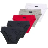 Tom Tailor Slips navy-white-red S 5er Pack