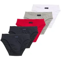 Tom Tailor Slips navy-white-red S 5er Pack