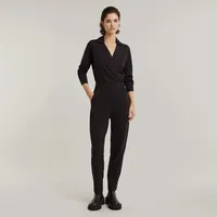 G-Star Jumpsuit mit Knopfverschluss, Black, M