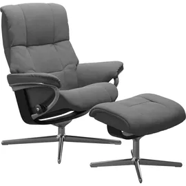 Stressless Stressless® Relaxsessel »Mayfair«, mit Cross Base, Größe S, M & L, Holzakzent Schwarz grau