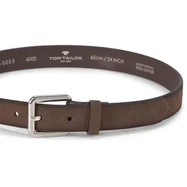 Tom Tailor Gürtel Synthetikgürtel 2,5 cm braun 75