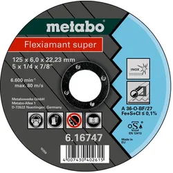Metabo Flexiamant super Inox Schruppscheibe, gekröpfte Ausführung - 616747000