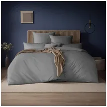 Estella Valetta Unifarben Grau 200 x 200 cm + 2 x 80 x 80 cm