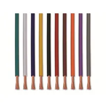 Quadrios 22CW005 Litzensortiment 1 x 0.75 mm2 Weiß, Blau, Braun, Orange, Grün, Gelb, Grau, Violett,