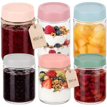 Relaxdays Einmachglas 350 ml 6 St.