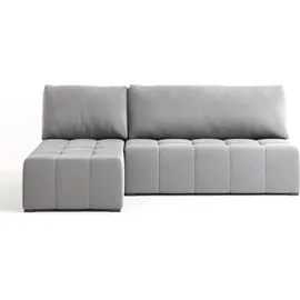 masseno Eckcouch Polyester 3-Sitzer Hellgrau