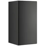 BMG Möbel Schranksystem Modul+ (Einzelschränke und Regale kombinierbar im Baukastenprinzip, wählbar aus Regal, Schrank mit Tür oder Schrank mit Klappe) mit oder ohne Fronten, griffloses Design, Made in Germany schwarz