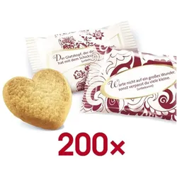 Coppenrath Gebäck »Cookie-Herzen Vanille« beige