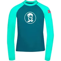 TROLLKIDS Kvalvika Badeshirt Türkis 92