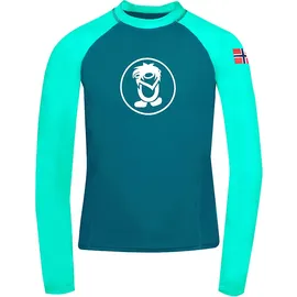 TROLLKIDS Kvalvika Badeshirt Türkis 92