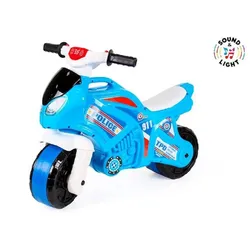 Technok Spielzeug-Motorrad Kinder Motorrad Transport in den Farben Blau und Weiß, Polizei 5781, (2-tlg) blau|weiß