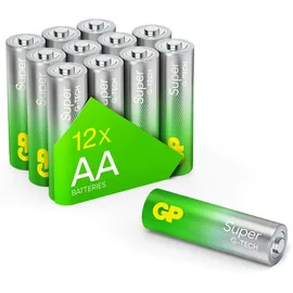 GP Super Alkaline AA/LR6 12-pack