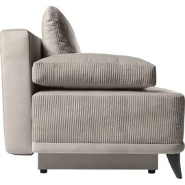 werk2 Schlafsofa WERK2 "Rosso Breite 204, Liegefläche 140/200cm. aktueller Cord Materialmix", beige, B:200cm H:93cm T:95cm, 100% Polyester;90% Polyester, 10% Nylon, Sofas, Schlafsofa, 2-Sitzer Sofa und Schlafcouch mit Federkern & Bettkasten