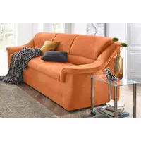 DOMO collection 3-Sitzer DOMO COLLECTION "Lale formschönes und komfortables Sofa, zeitlos und elegant", orange (terrakotta), B:198cm H:88cm T:93cm, Microfaser PRIMABELLE (100% Polyester);Struktur grob (85% Polyester, 15% Polyacryl);Struktur (100% Polyester), Sofas,
