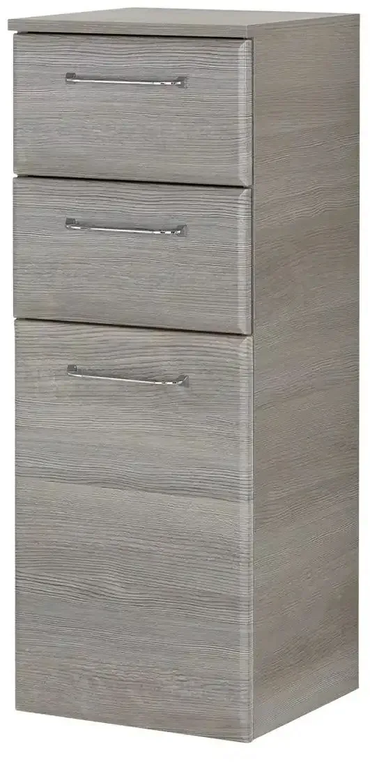smart Midischrank  Onda , grau , Maße (cm): B: 35 H: 90,5 T: 33.0