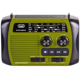 Trevi RA 7F30 BT Portable Analog Schwarz, Grün - Grün