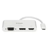 D-Link DUB-V310 USB-C 3-Port Video Adapter