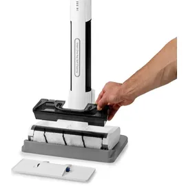 Nedis Bodenreiniger HHEM300WT, Bodenreiniger-40 W-Schnurlos-Betriebszeit im Modus mit der höchsten Leistung: 60 min, ABS, Weiss, Nassreiniger, Weiss