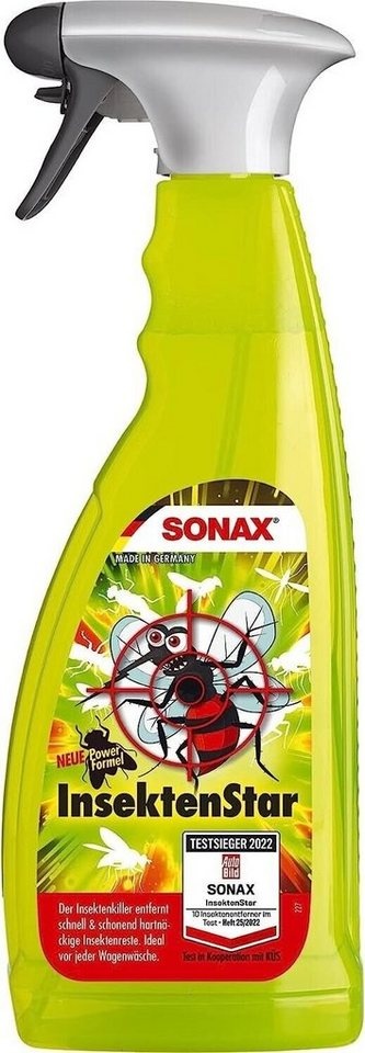 Sonax InsektenStar entfernt schonend Insektenverschmutzung Insektenentferner (1-St)
