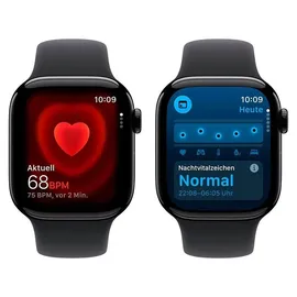 Apple Watch Series 11 GPS + Cellular 42mm Jet Black Aluminium Sport Band black S/M