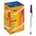 BIC Kugelschreiber Round Stic ECOlutions frostig-transparent, Schreibfarbe: blau,