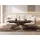 WFL GROUP Axen Dunkelgrau Holz 120-160 x 80 x 38-75 cm