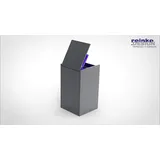 Reinkedesign Mülltonnenbox Boxxi Typ-XD, 1x 120l, Türfarbe Anthrazit | Grau