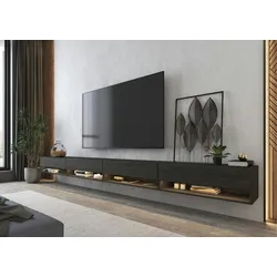 SKRAUT HOME Wohnzimmer TV, Großer Betrachtungswinkel, 360, LED, Wohnzimmermöbel, Moderner Stil, Schwarz - 519_1