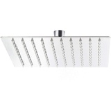 Wiltec Regendusche Duschkopf Quadratisch 20x20cm Edelstahl Kopfbrause Rainshower Brausekopf