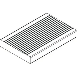 OSMO Terrasse Thermo-Fichte 32x165, 480cm PEFC Oberseite geriffelt
